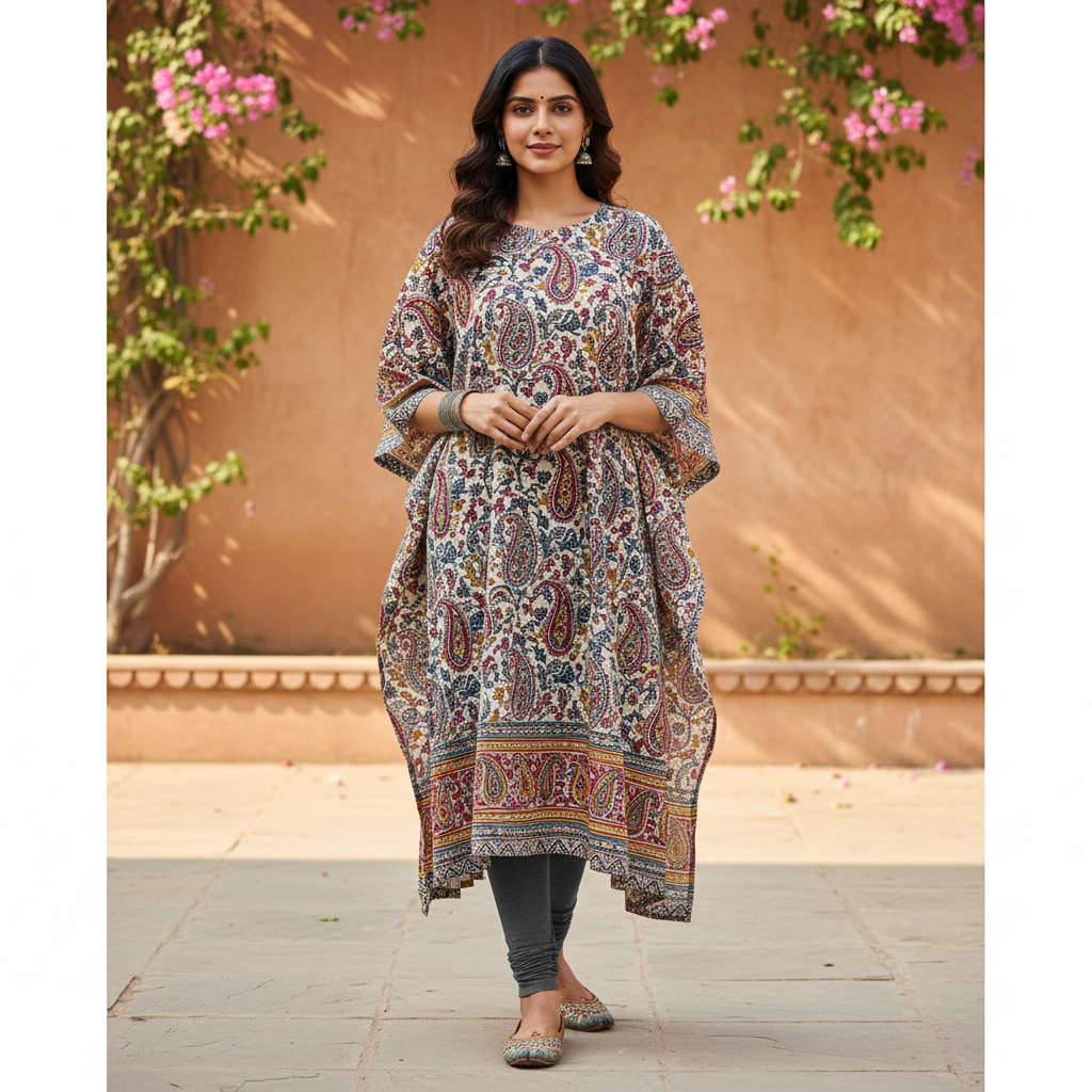 Short kurti with leggings