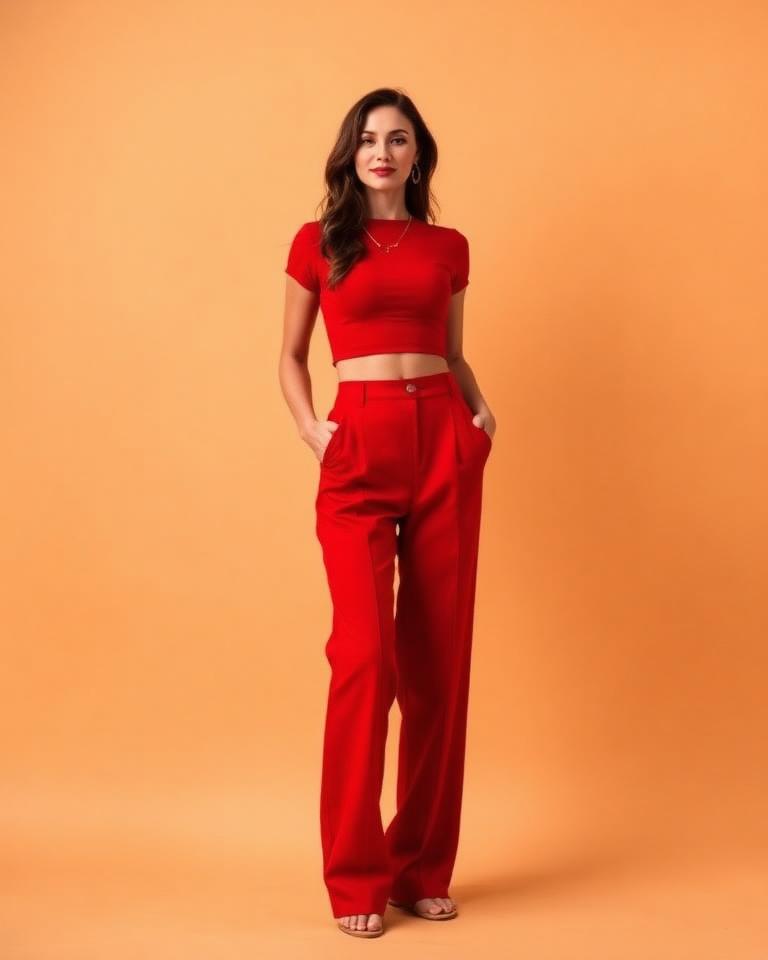 Co-ord with crop top