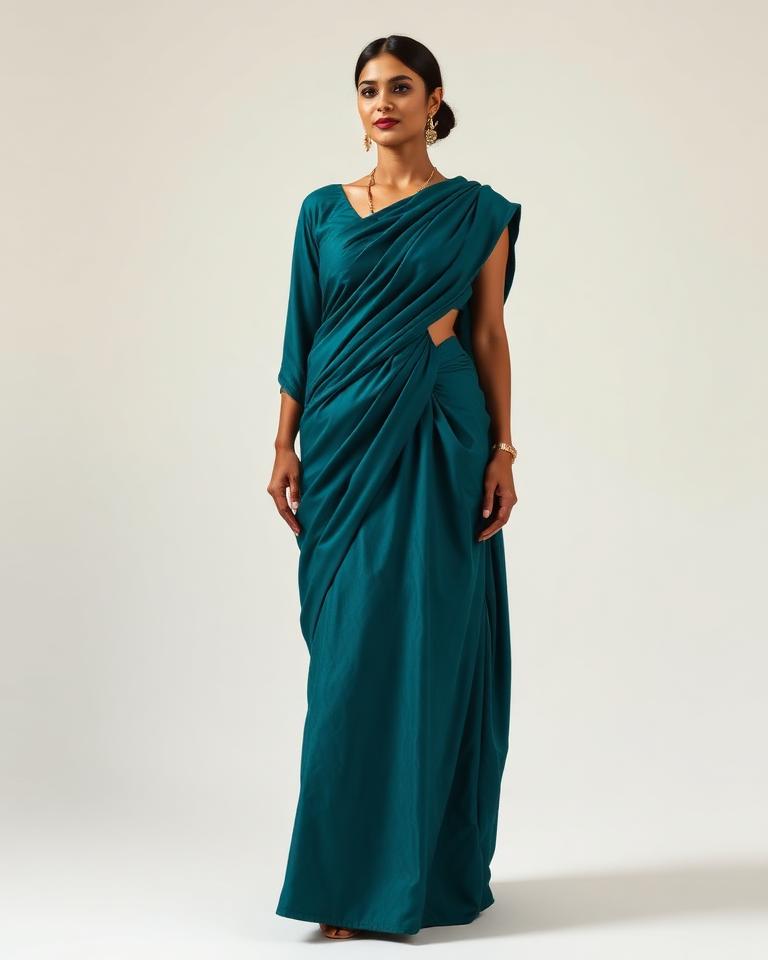 Drape gown