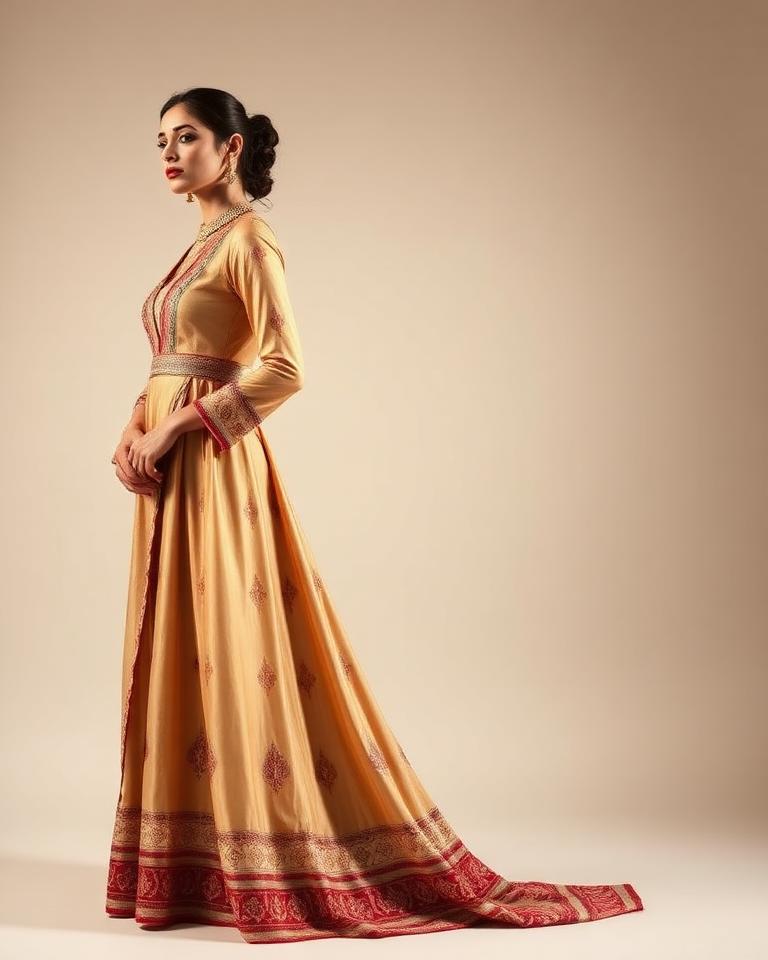 Indo-western gown